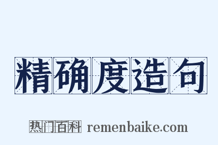 精确度造句是什么意思的图片